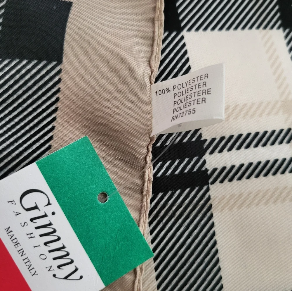 Square Plaid Scarf. 20